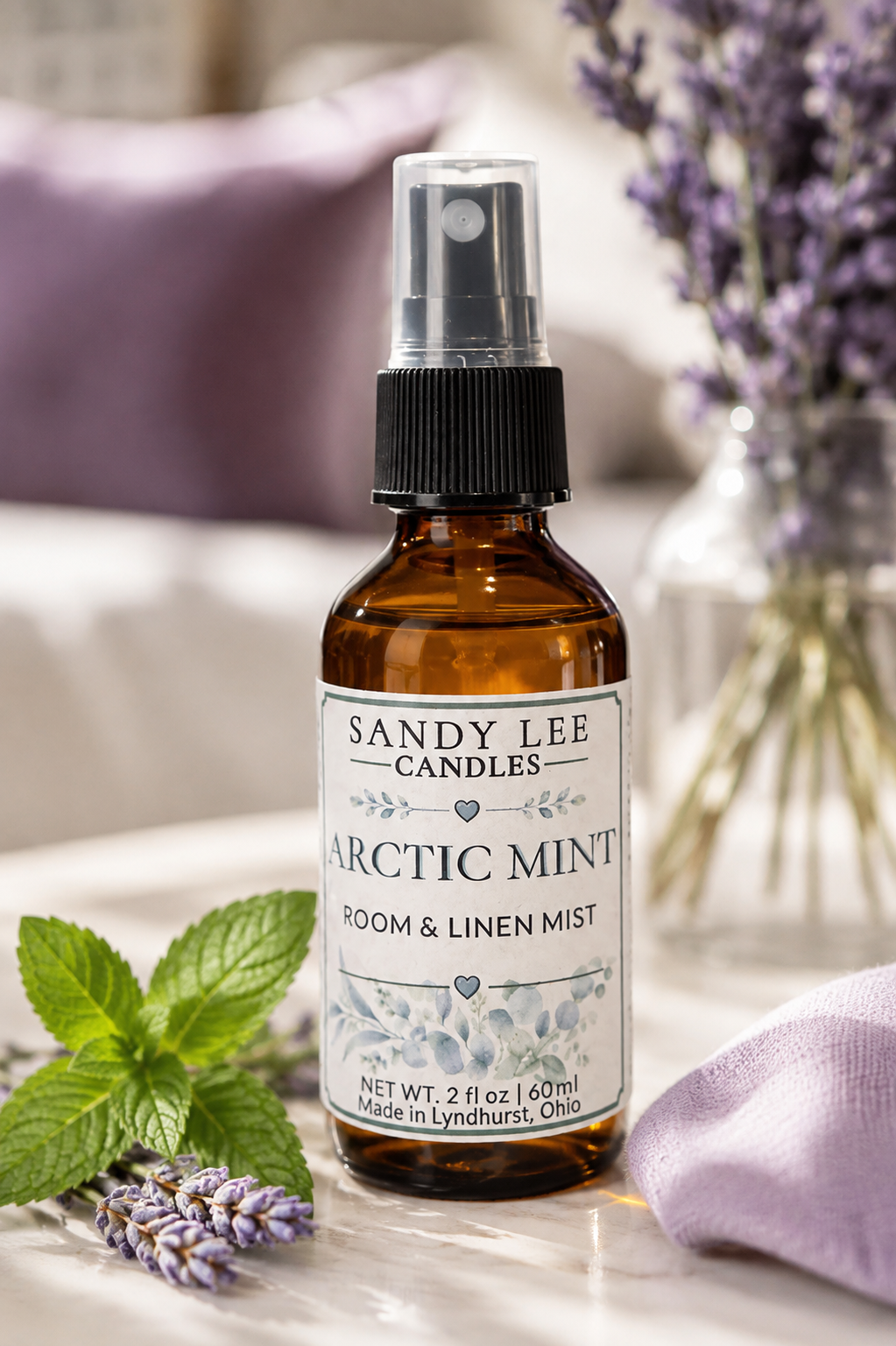 Arctic Mint - Room & Linen Mist - 2oz