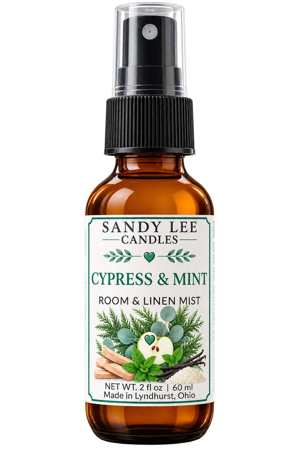 Cypress & Mint - Room & Linen Mist - 2oz