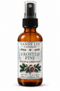 Frosted Pine Room & Linen Spray bottle by Sandy Lee Candles.