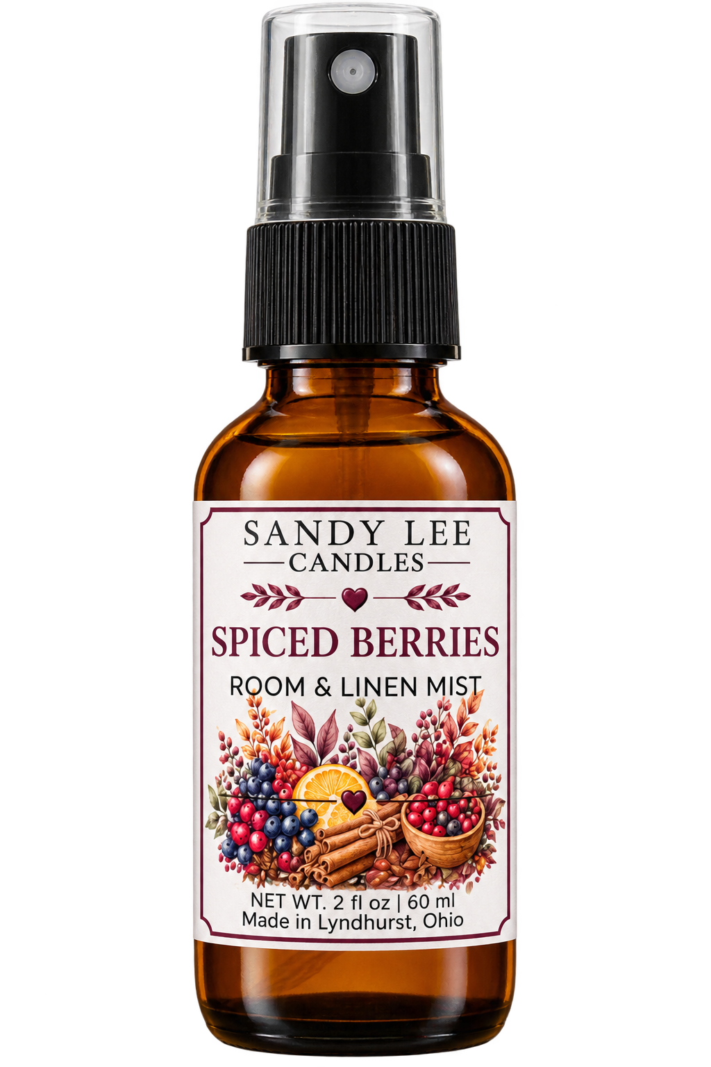Spiced Berries - Room & Linen Mist - 2oz